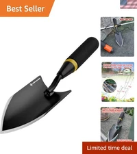 Versatile Ergonomic Hand Trowel - 6.3 Inch Carbon Steel for Planting & Digging