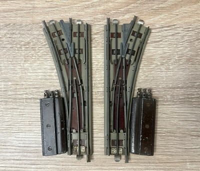 Hornby Dublo Spurweite OO EODPL & EODPR 3-Schienen elektrische Weichen Gleis - links & rechts