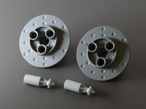 LEGO Technic: 2x Radaufhängung, Hinterachse (aus Modell 42083, Bugatti Chiron)