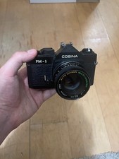 Cosina PM-1 35MM Film SLR Camera 50mm f/1.7 Cosinon-S Lens 