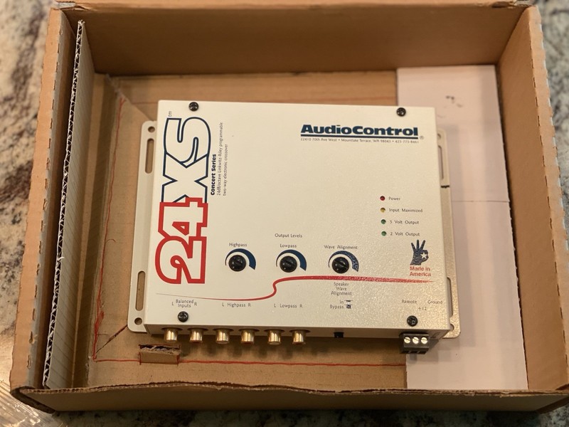 AudioControl 24XS Concert Series 2-Way Electronic Crossover Signal Processor