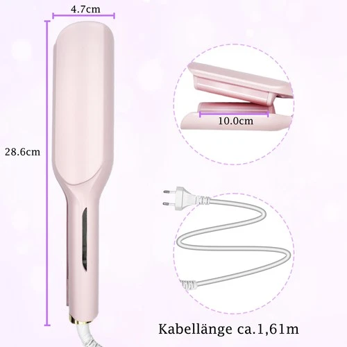 Welleneisen Lockenstab Locken für Haare 32mm Meerjungfrau Welleneisen 2 Farben - Bild 11 von 13