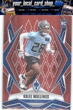 2025 Panini Phoenix Red Hyper #205 Kalel Mullings #/399 Rookie Titans