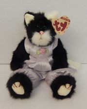 Ty  Beanie Babies -Attic Treasures "Purrcy" Jointed Cat  1993 w/Hang Tag