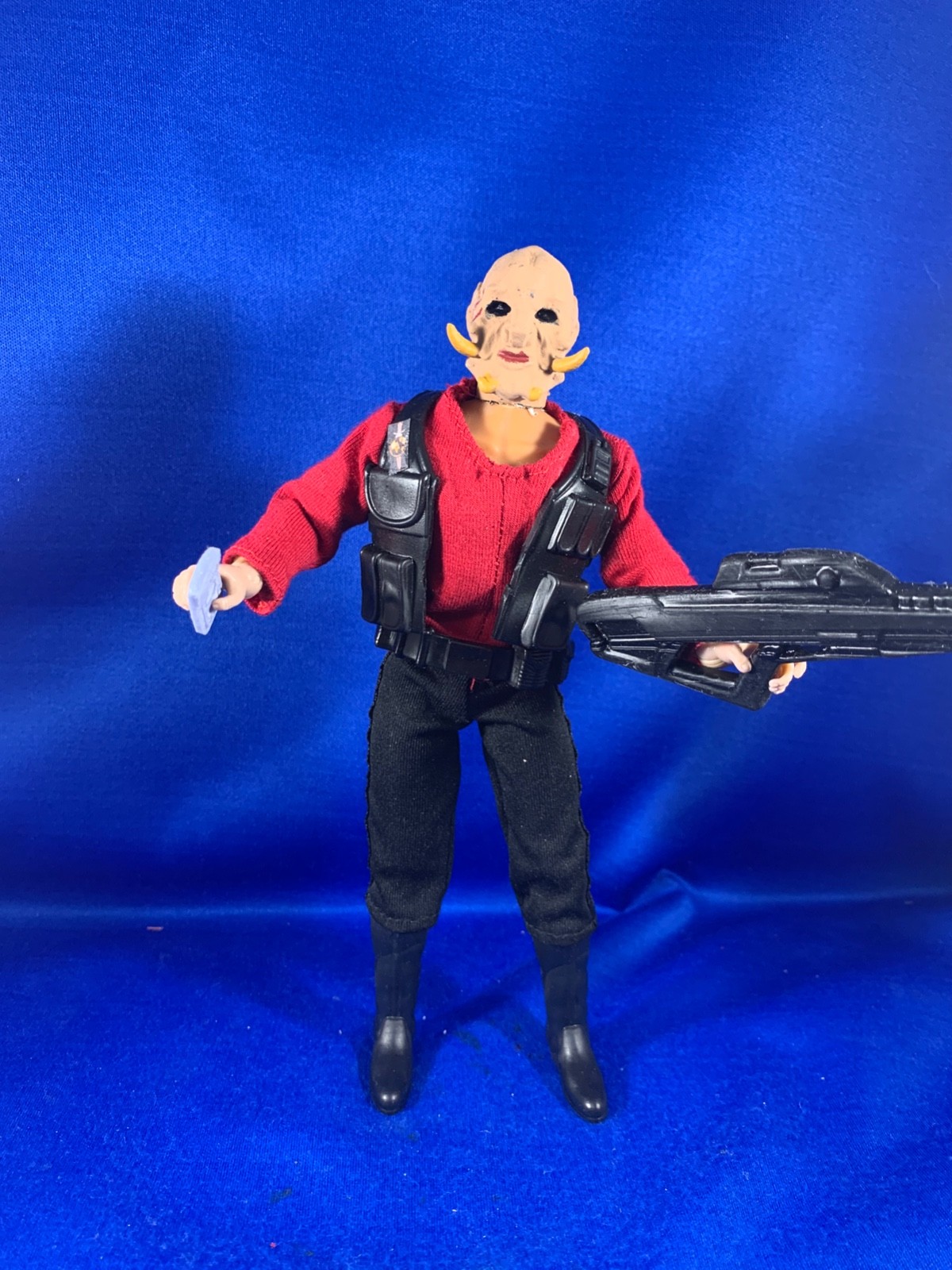 Mego Custom Star Trek  Mirror Universe : Tellarite Security Trooper w/resin gear