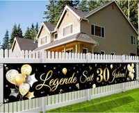 30. Geburtstag Banner, Legende Seit 30 Jahren Glitzerbanner, Deko 30 Geburtstag
