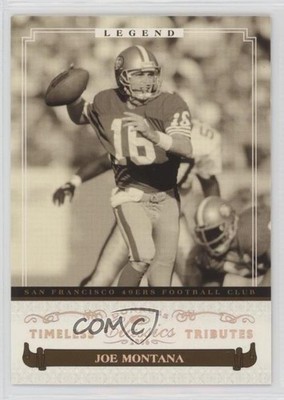2006 Donruss Classics Legend Timeless Tributes 71/100 Joe Montana #249 HOF 0z4u