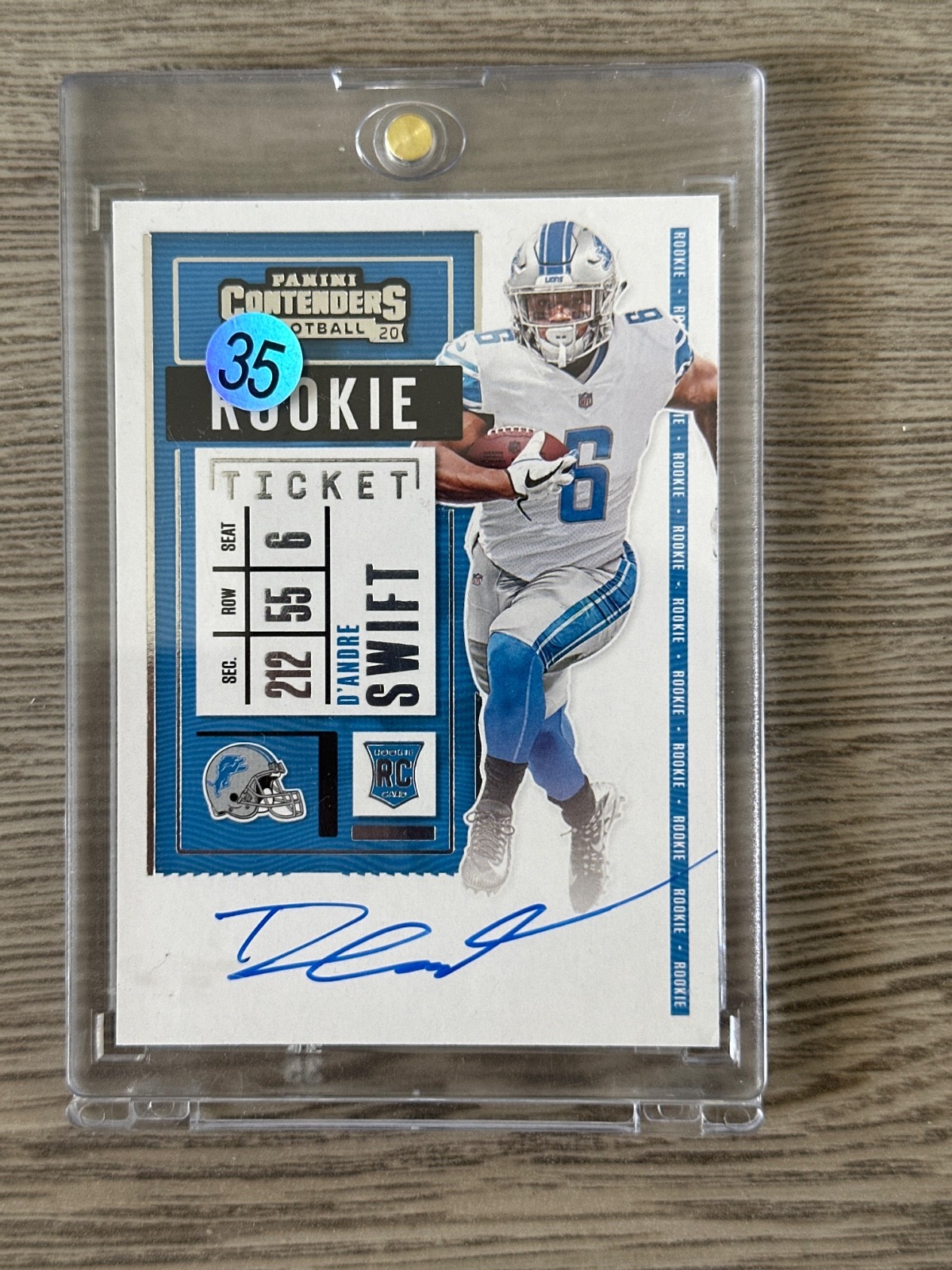 2020 Panini Contenders - D'Andre Swift #115 Playoff Ticket