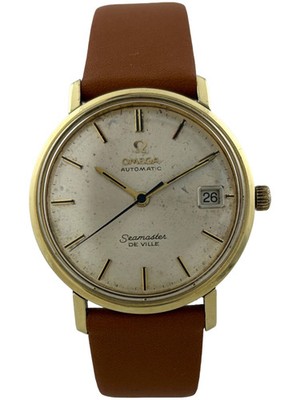 Herrenarmbanduhr Omega Seamaster De Ville Automatic mit Datum, funktioniert