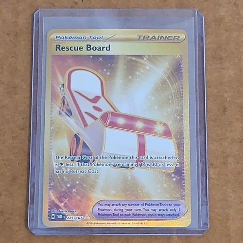 Pokeman Rescue Board 225/167 Sv06: Twilight Masquerade Holo MINT