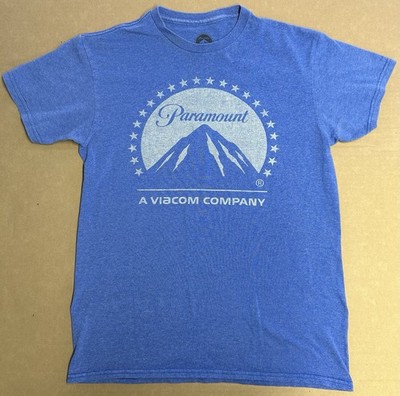 Paramount Pictures Hollywood Viacom Exclusive T Shirt Movie Studio Small Blue