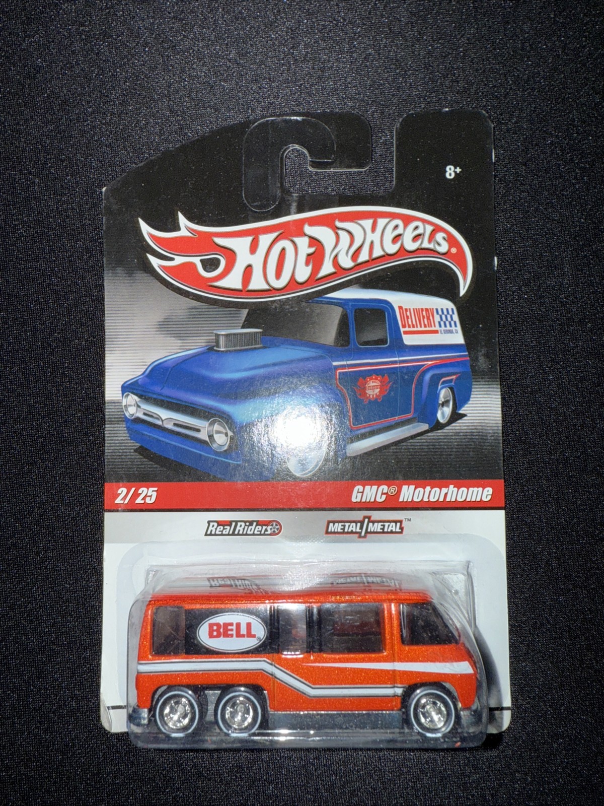 Hot Wheels Delivery 2010 Slick Rides GMC Motorhome Bell w/ Real Riders Premium