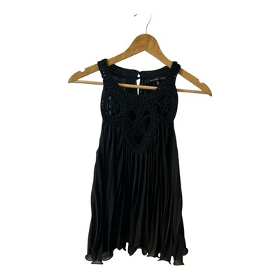 #ad #ad Endless Rose Women’s Crochet Flowy Tank Top Black Size Small NWOT $19.00