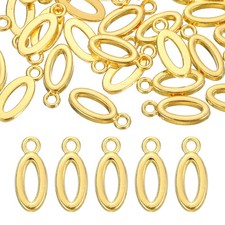 40Pcs Letter Charm, Alloy Letter O Alphabet Charm for DIY Crafts, Gold