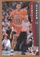 1992-93 Fleer SCOTTIE PIPPEN base card #36 Chicago Bulls