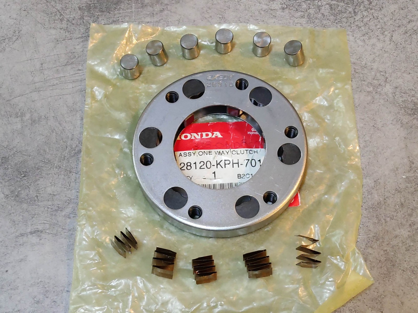 Roue libre démarreur ANF125 renforcée en acier forgé pour moto Honda 28120-KPH-701 de 2008