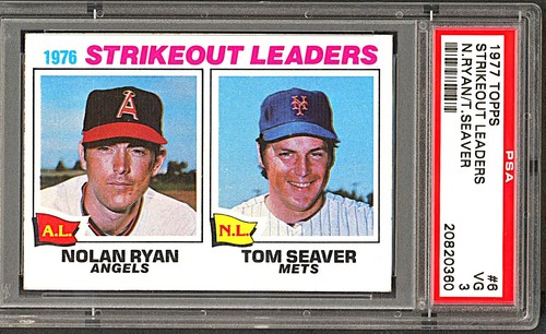 1977 1976 Strikeout Leaders #6
