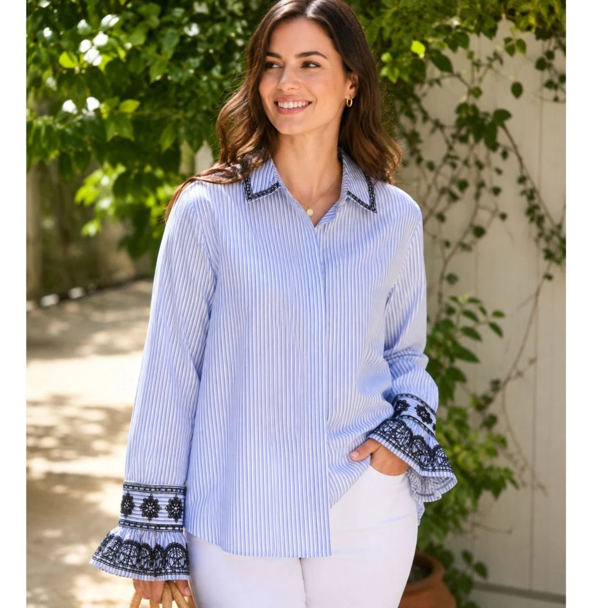 Tory Burch Striped Tops for Women for sale | eBay