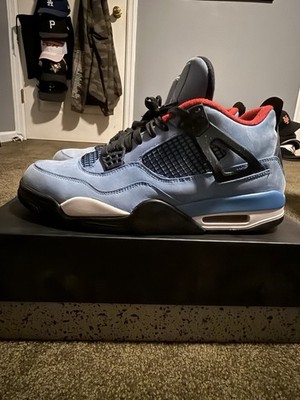 Air Jordan 4 Retro Travis Scott Cactus Jack Blue Size 11