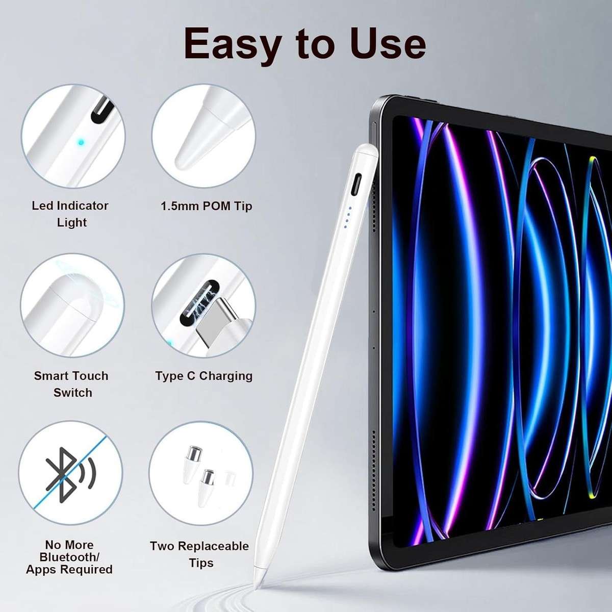 Stylus Pen Android for Samsung Galaxy Tab A9/A9Plus/A8/A8plus/A7