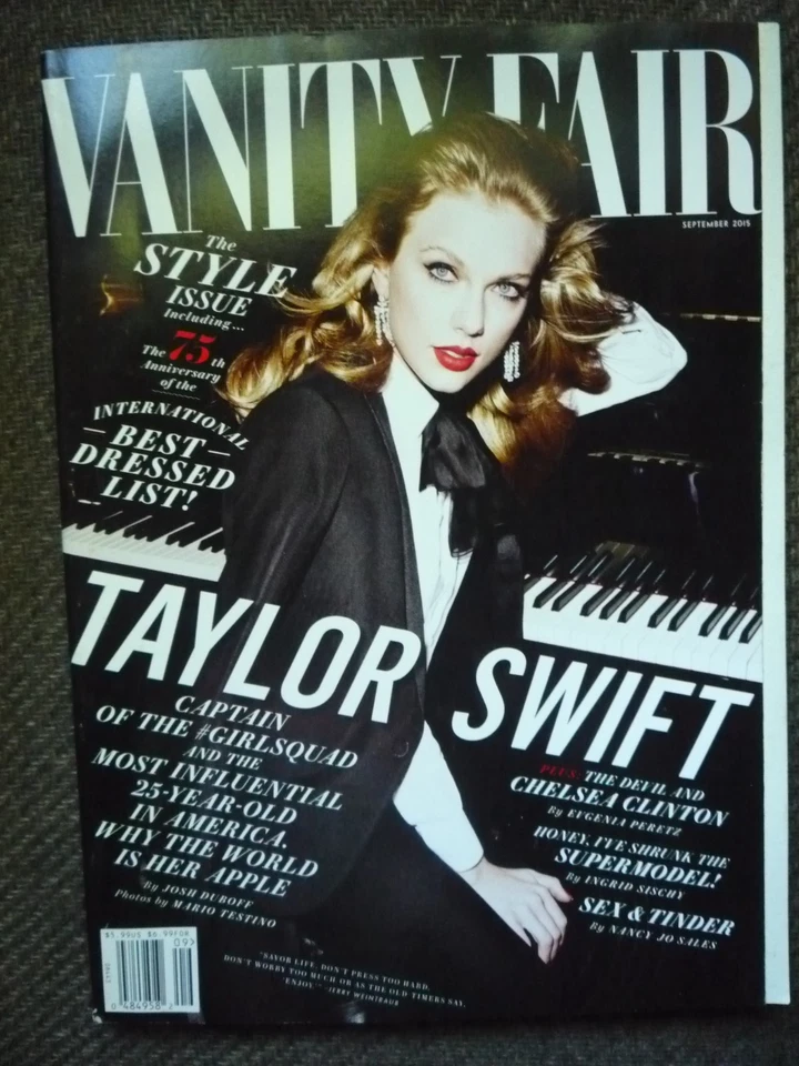Lot of 2 TAYLOR SWIFT Magazine Covers: Vanity Fair & Entertainment Weekly - Image 2 of 4