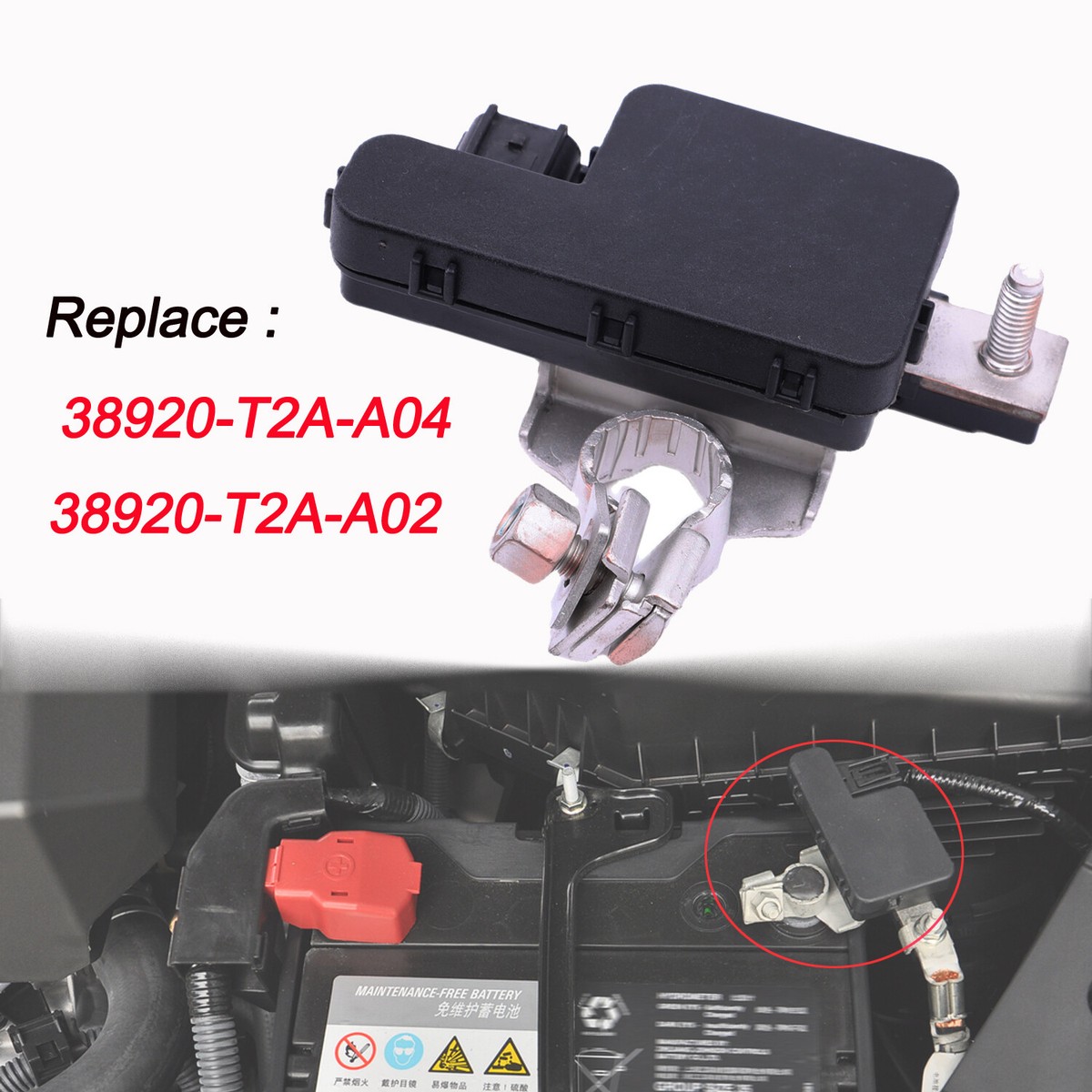 Sensore Batteria (Tensione E Temperatura) Per Honda Accord 2018-2021 - Ricambio 38920TVAA01