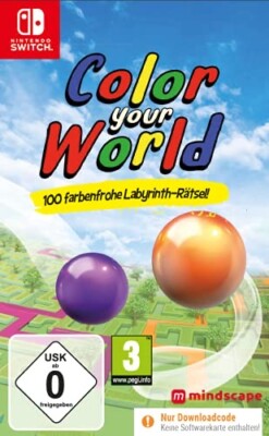 Color your World - Laybirnth - Nintendo Switch - Code in a Box - NEU & Verpackt