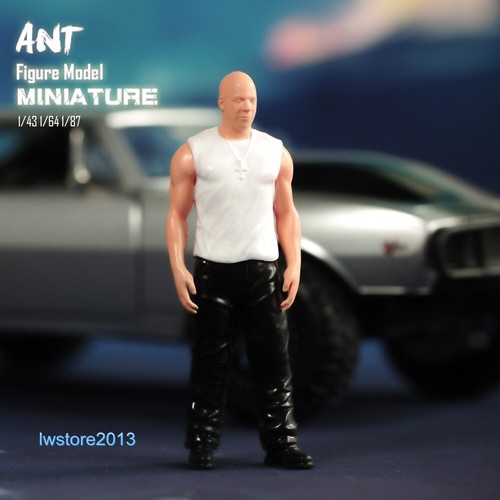 9pcs 1/87 Paul Walker Man Girl Scene Props Miniatures Figures For Cars Vehicles - Picture 5 of 15