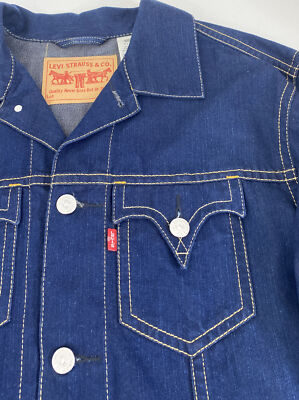 Levi's TYPE1 デニム TRUCKER JACKET M Levi's Premium Type 1 Denim Jacket Selvedge Trucker Men's