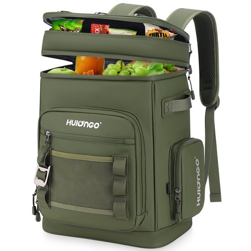 Large Waterproof Insulated Cooler Backpack for Men & Women, Leak Proof Cooler...