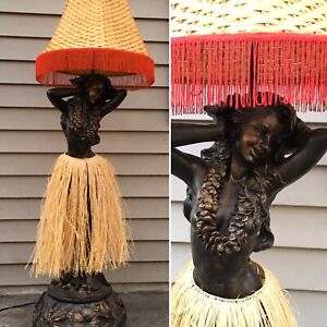 hula girl lamp