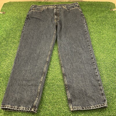 Levis 550 Jeans Mens 40x30'' Blue Relaxed Denim Pants Casual Workwear Outdoor