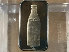 1974 World Wide Mint Coca Cola Chattanooga Tenn WWM-56 Silver Art Bar B0709