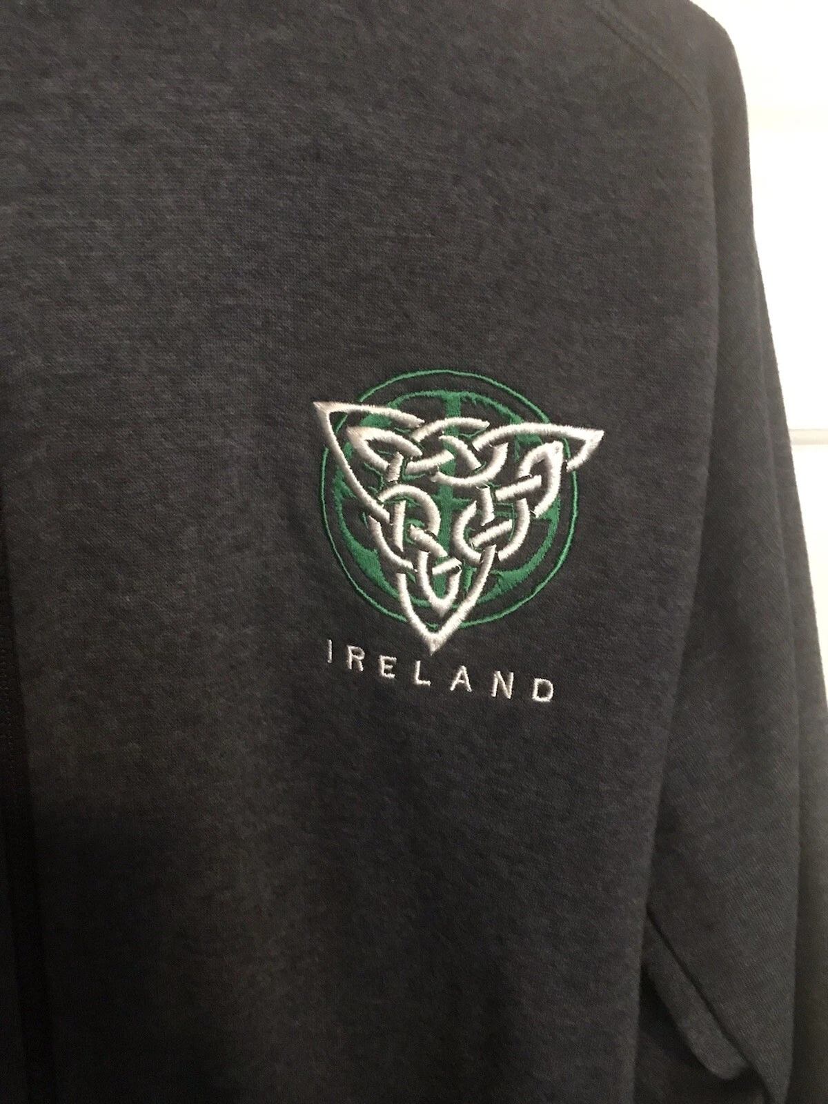 Celtic Irish Hoodie, Zip up,  XL 16-18 New Celtic  Made in Ireland 🇮🇪 NWT Tags image 9