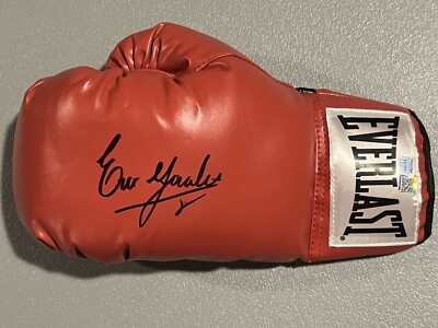 ERIK MORALES Signed Autographed Auto Everlast Lace Up Boxing Glove