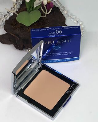 Orlane Velvet Pressed Powder Compact - Beige 06 - .28 oz Full Size - New in Box