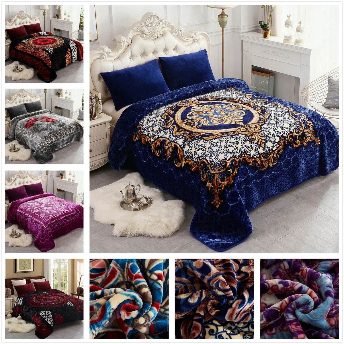 King Blanket Thick Korean Mink Bedding Blanket 7 9 lbs 85