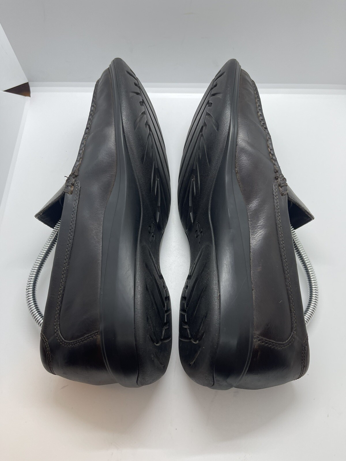 SAOLA Scarpe uomo Cole Haan taglia 10 M NikeAir suola marrone scuro mocassini slip on C09748