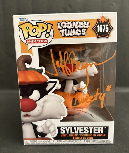 Jeff Bergman Looney Tunes #1675 Sylvester Halloween Pumpkin Signed Funko