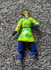 Vintage Inspector Gadget Burger King 1991 Figure Legs Expand Blue Yellow