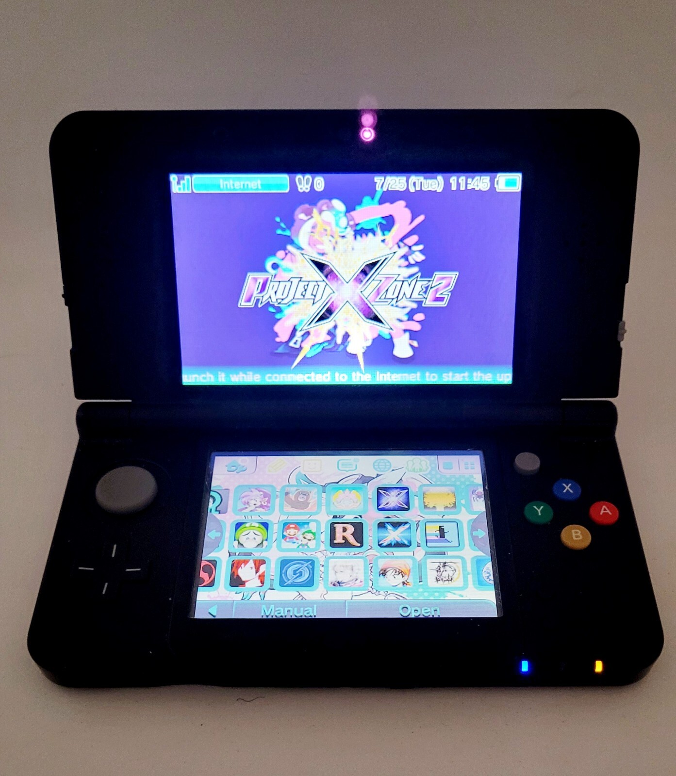 New Nintendo 3DS Black Friday Mario Edition Console 64gbmod W/ 50