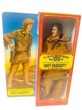 Davy Crockett Empire vtg Figure 1973 Legends West Cowboy Excel Box  9.5