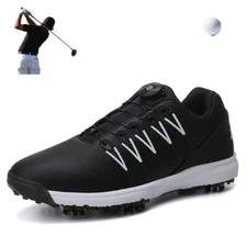 Waterproof Golf Shoes Women Men Outdoor Spikes Golf Athletic Sneakers Breathable