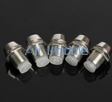 5pcs 5MM Chrome Metal Silver Bezel LED Holder Panel Display Mount Base Rubber AM