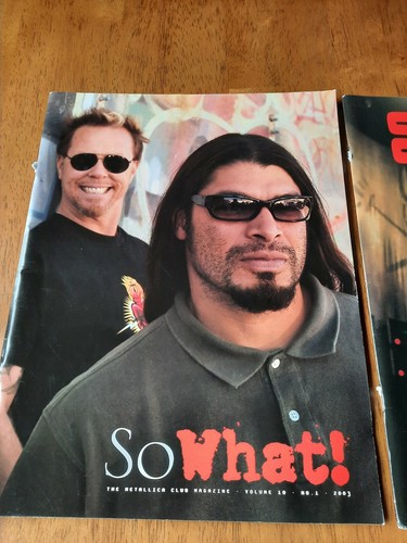 Vintage Metallica Fan Club So What Magazines 2003 Volume 10 lot - Picture 2 of 9