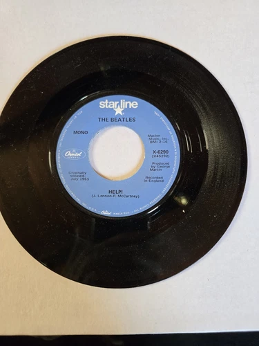 45 THE BEATLES Help CAPITOL STARLINE I'm Down LENNON McCartney RINGO Harrison 7"