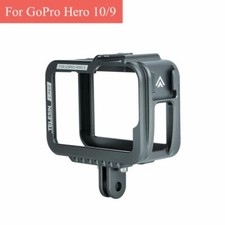 Aluminium Alloy Frame Case Double Clod Shoe For GoPro Hero 11/10/9 Camera