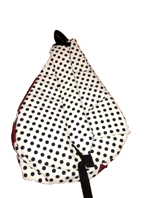 Victoria's Polka Dot Stunt Crossbody Backpack - Stylish Bookbag  