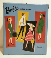 Barbie Doll / Clothing Case - Vintage 1961 Mattel Ponytail