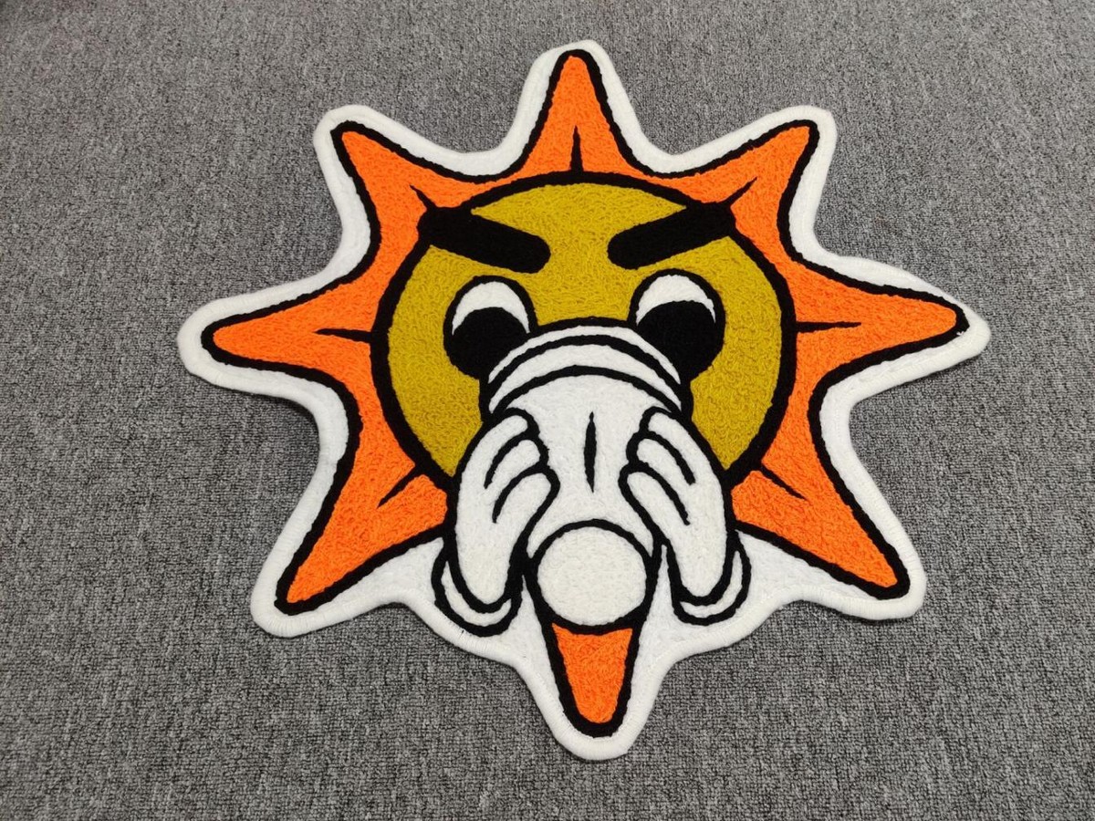 Glo GANG ラグマット Glo Gang Chief Keef Glory Floor Mat Washable Area Runner